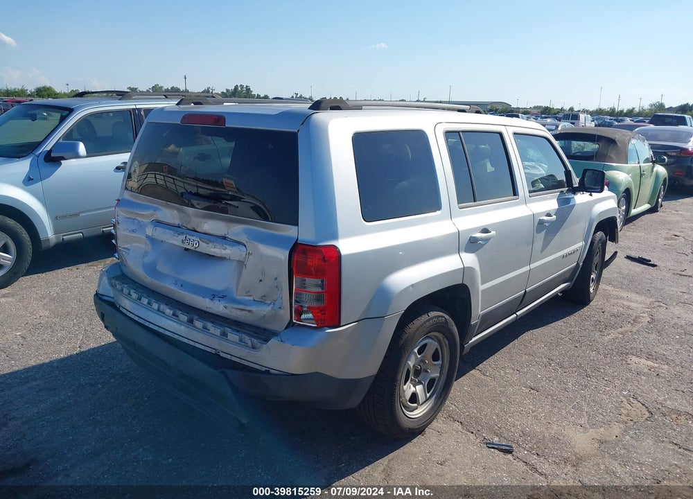 2012 JEEP PATRIOT SPORT VIN: 1C4NJPBA5CD617344