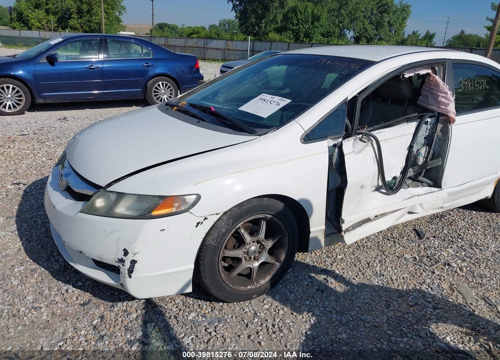 2009 HONDA CIVIC LX VIN: 19XFA16519E034632