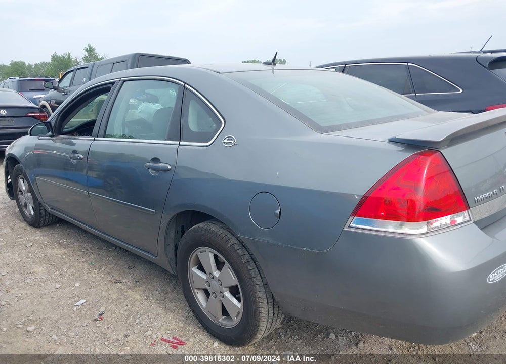 2007 CHEVROLET IMPALA LT VIN: 2G1WT58K379406187