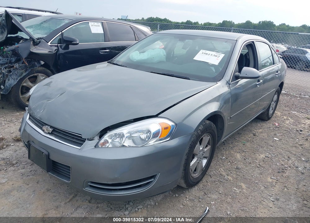 2007 CHEVROLET IMPALA LT VIN: 2G1WT58K379406187