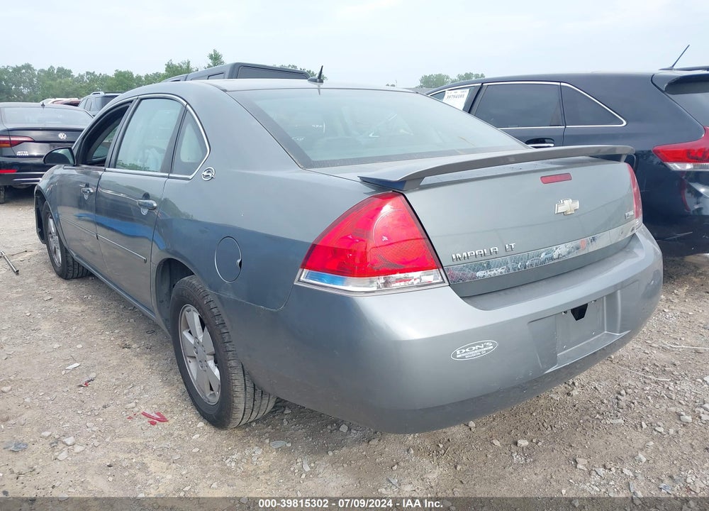 2007 CHEVROLET IMPALA LT VIN: 2G1WT58K379406187