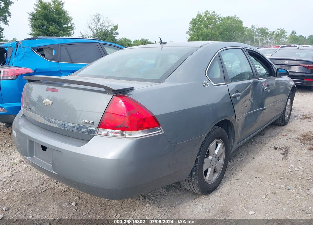 2007 CHEVROLET IMPALA LT VIN: 2G1WT58K379406187