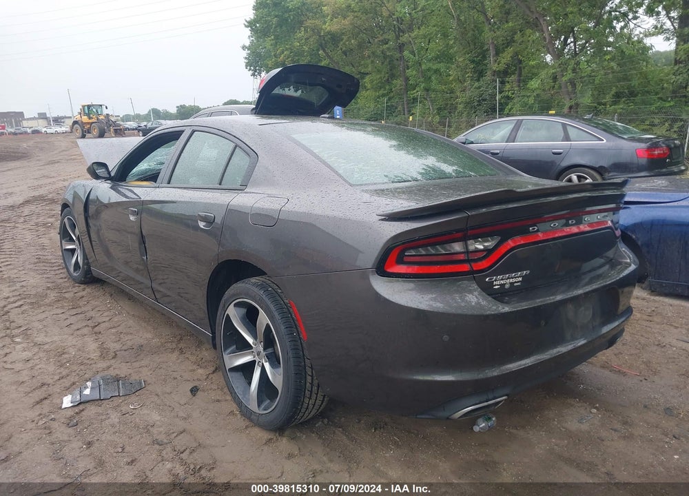 2017 DODGE CHARGER SE RWD VIN: 2C3CDXBG4HH551824