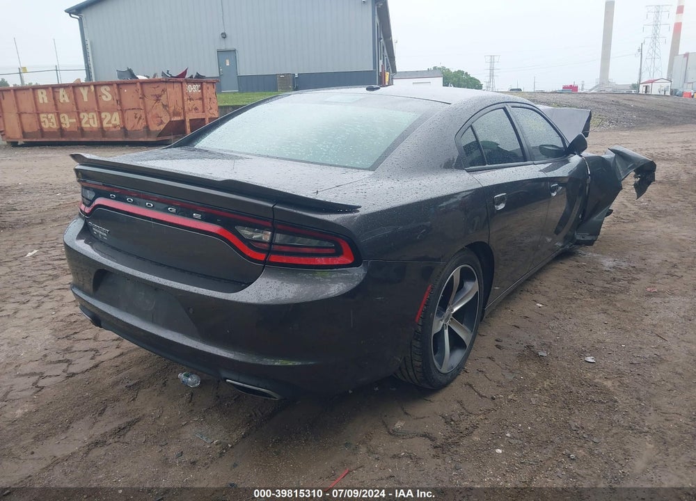 2017 DODGE CHARGER SE RWD VIN: 2C3CDXBG4HH551824