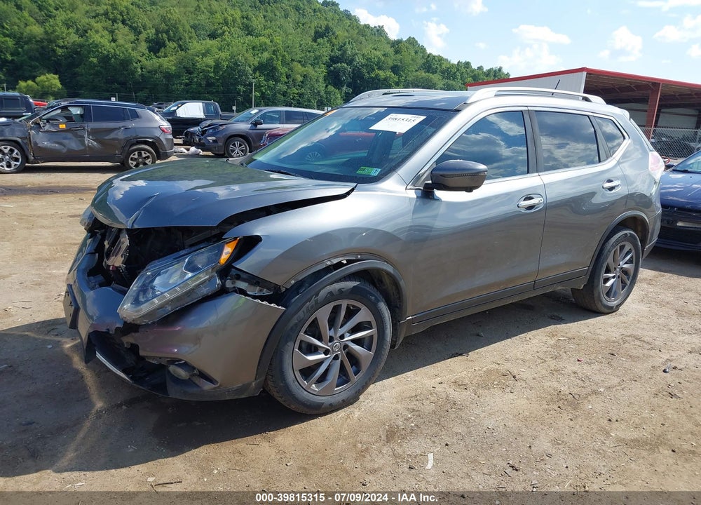 2016 NISSAN ROGUE SL VIN: 5N1AT2MV6GC742713