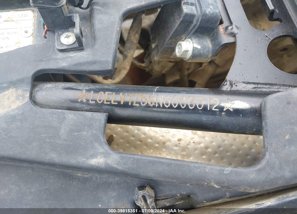 2022 CFMOTO OVERLAND VIN: LCELV1Z50N6003312