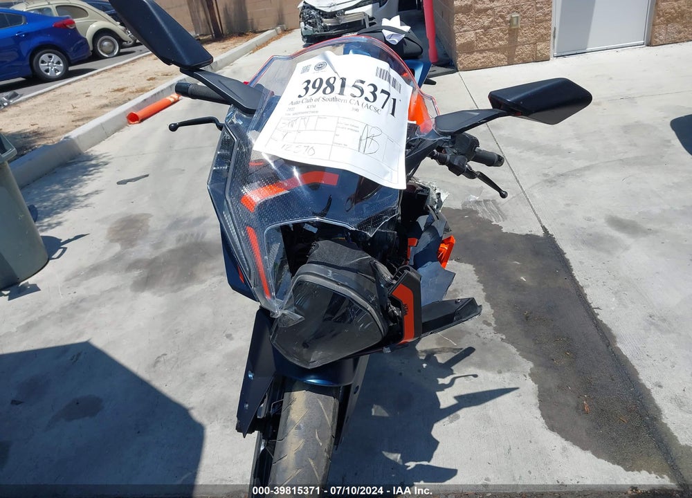 2022 KTM 390 RC VIN: MD2JYJ403NC216650