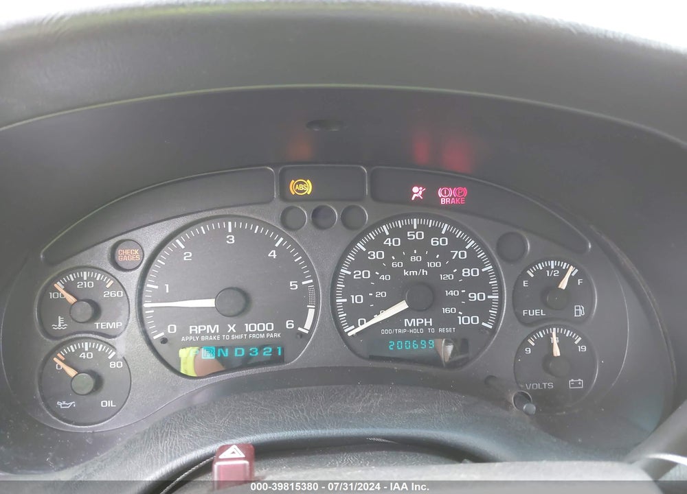 2002 CHEVROLET S-10 LS VIN: 1GCCT19W028260369