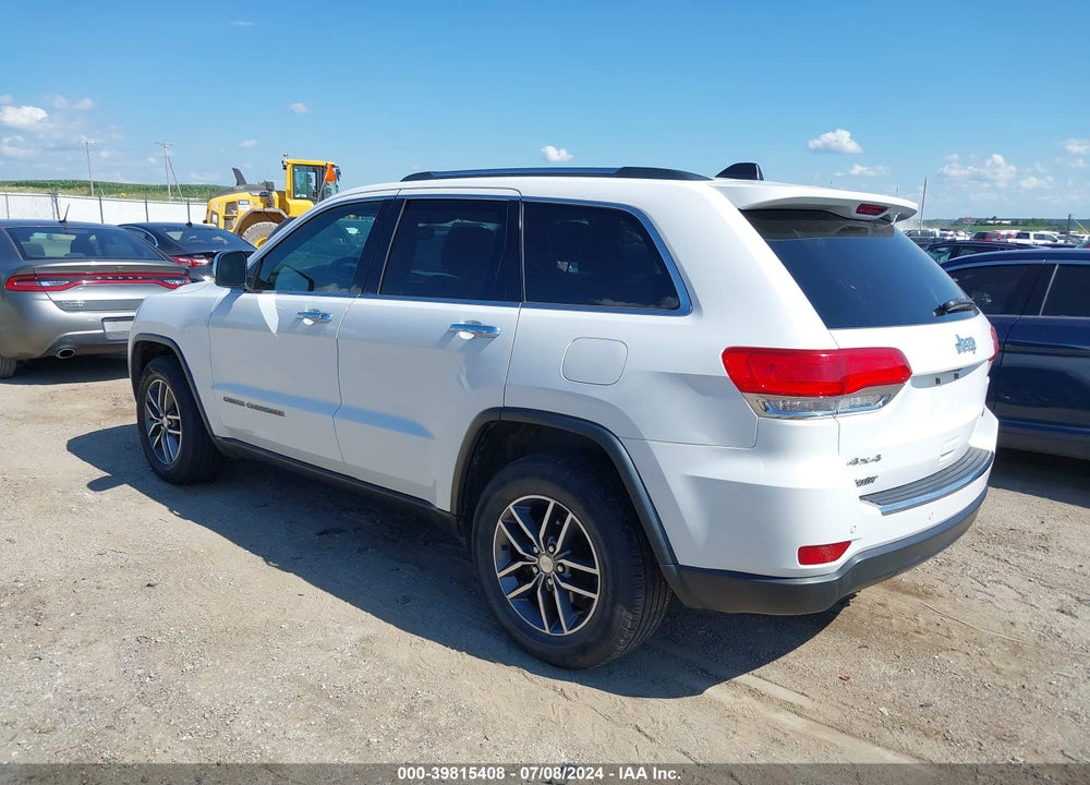 2017 JEEP GRAND CHEROKEE LIMITED 4X4 VIN: 1C4RJFBG3HC710392