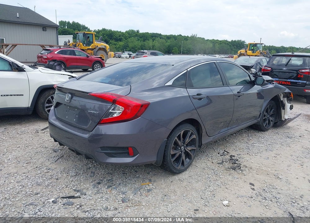 2019 HONDA CIVIC SPORT VIN: 2HGFC2F88KH576543