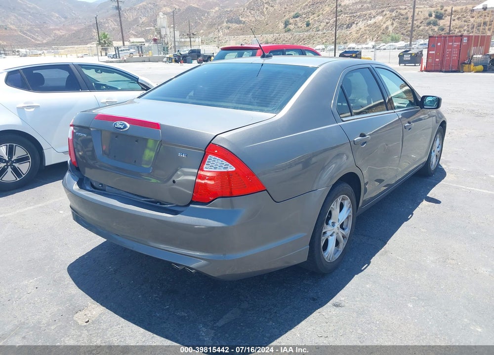 2012 FORD FUSION SE VIN: 3FAHP0HA0CR194261