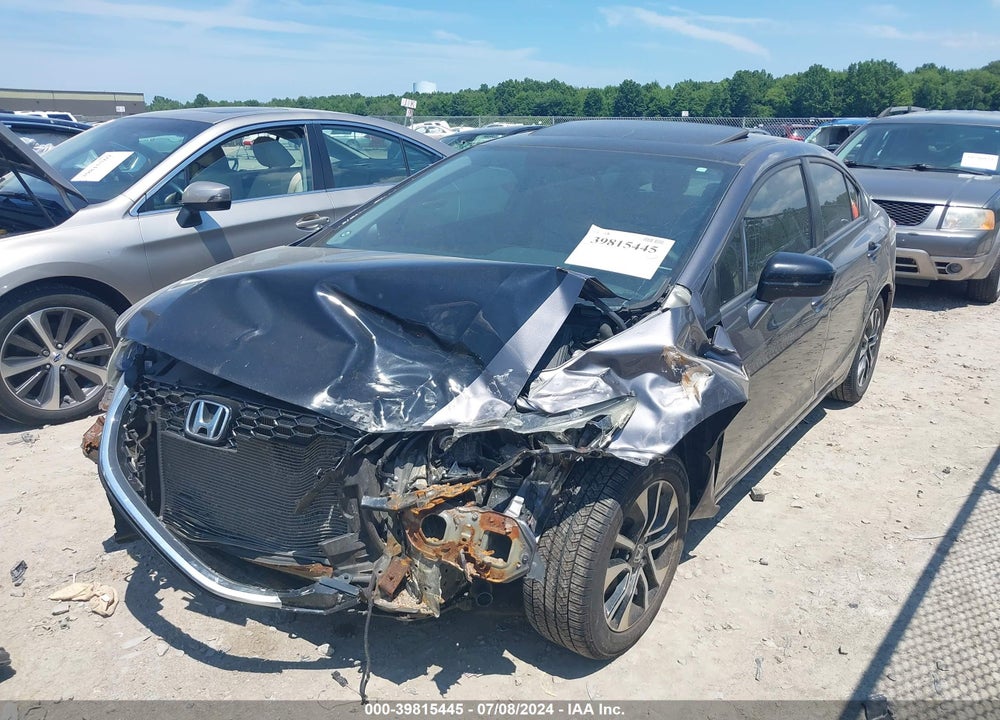 2014 HONDA CIVIC EX VIN: 19XFB2F86EE016490
