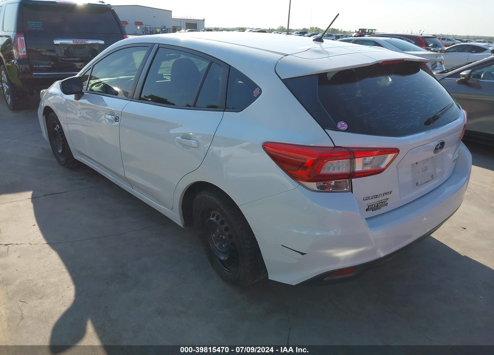 2019 SUBARU IMPREZA 2.0I VIN: 4S3GTAB61K3735116