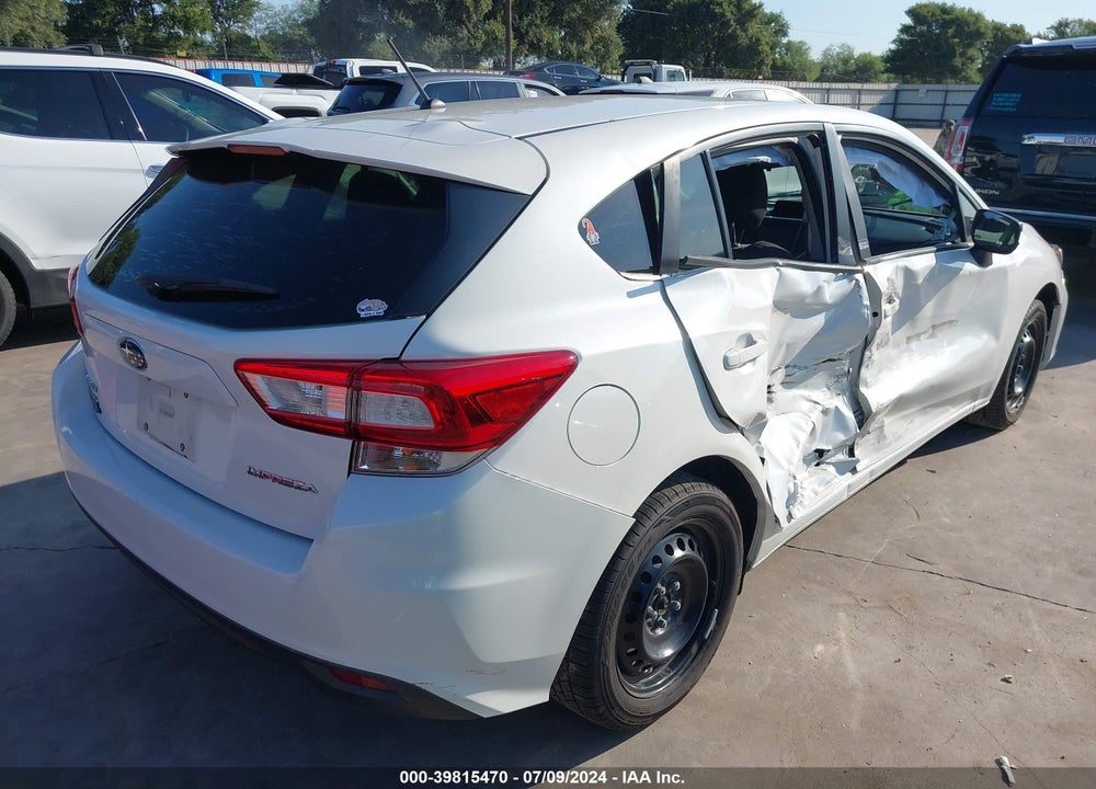 2019 SUBARU IMPREZA 2.0I VIN: 4S3GTAB61K3735116