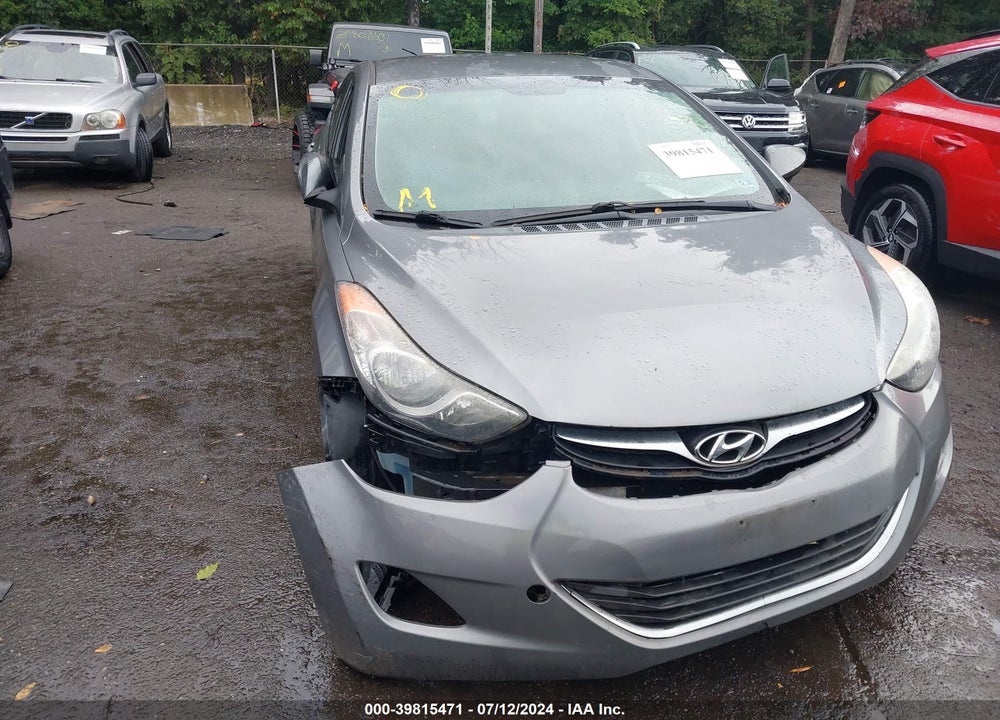 2012 HYUNDAI ELANTRA GLS VIN: 5NPDH4AE9CH116686