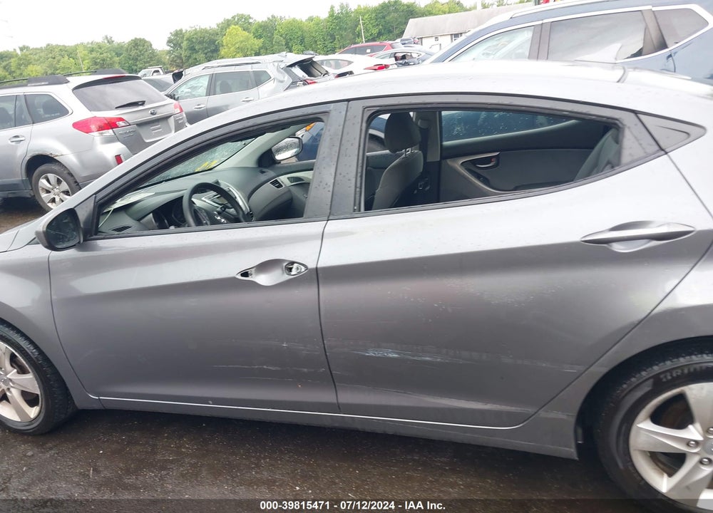 2012 HYUNDAI ELANTRA GLS VIN: 5NPDH4AE9CH116686