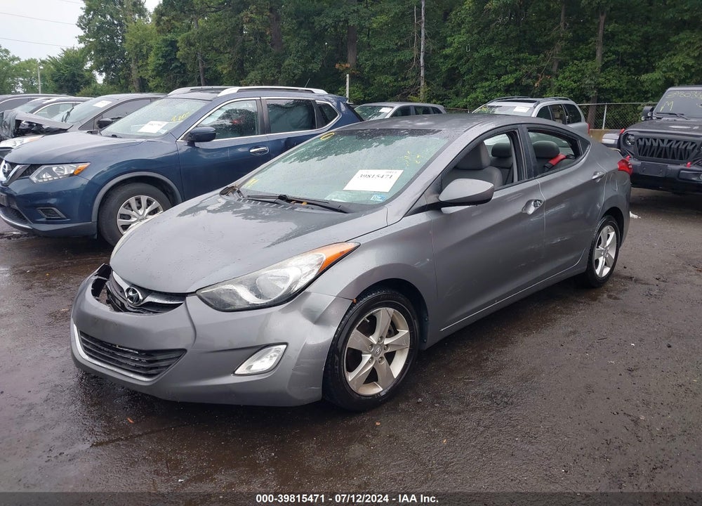 2012 HYUNDAI ELANTRA GLS VIN: 5NPDH4AE9CH116686