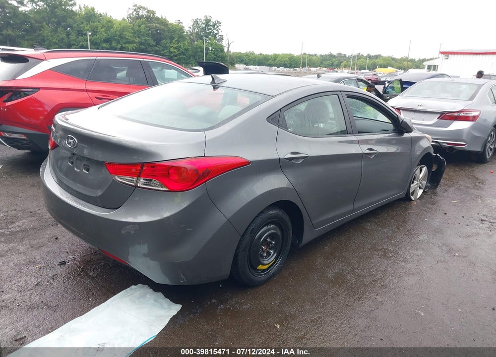 2012 HYUNDAI ELANTRA GLS VIN: 5NPDH4AE9CH116686