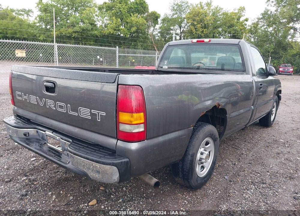 2002 CHEVROLET SILVERADO 1500 COMMERCIAL VIN: 1GCEC14W02Z262813
