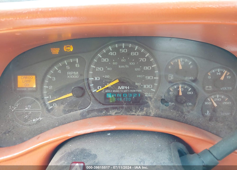 2000 CHEVROLET SILVERADO 1500 LS VIN: 2GCEK19T5Y1224867