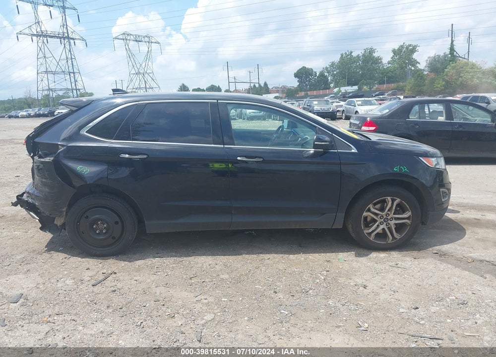 2016 FORD EDGE TITANIUM VIN: 2FMPK4K85GBB83001
