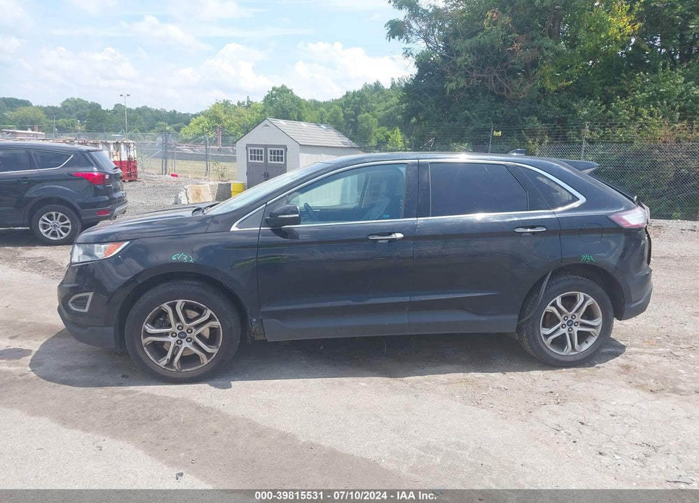 2016 FORD EDGE TITANIUM VIN: 2FMPK4K85GBB83001