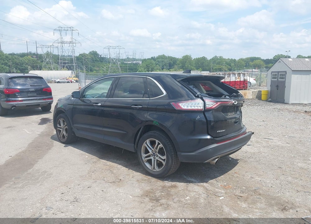 2016 FORD EDGE TITANIUM VIN: 2FMPK4K85GBB83001