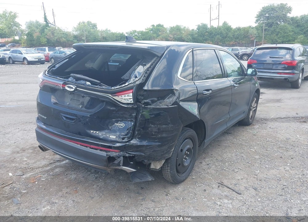 2016 FORD EDGE TITANIUM VIN: 2FMPK4K85GBB83001