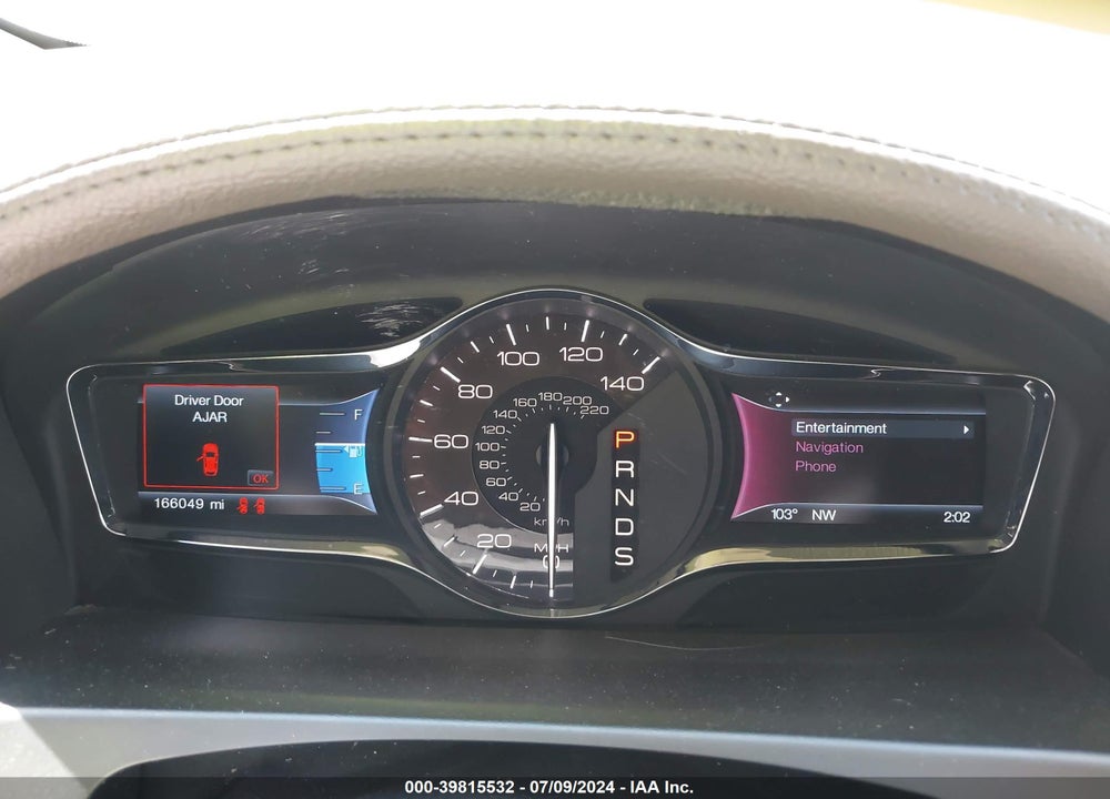 2014 LINCOLN MKX VIN: 2LMDJ8JK1EBL16204