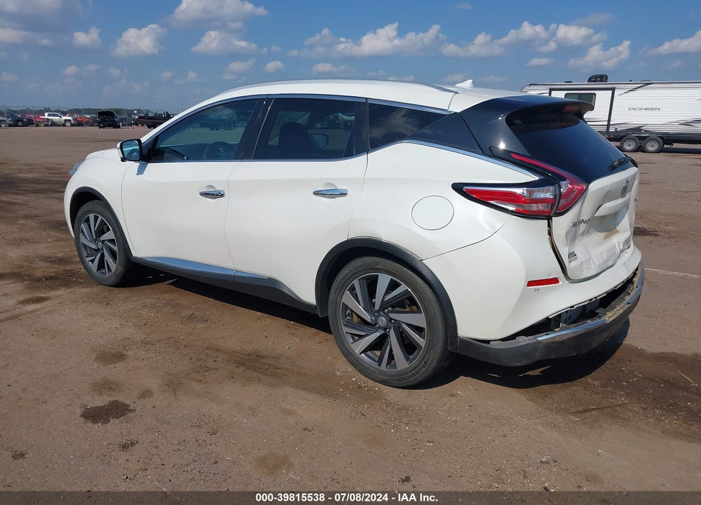 2015 NISSAN MURANO PLATINUM VIN: 5N1AZ2MH1FN263238