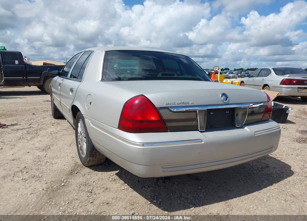 2008 MERCURY GRAND MARQUIS LS VIN: 2MEFM75V38X662842
