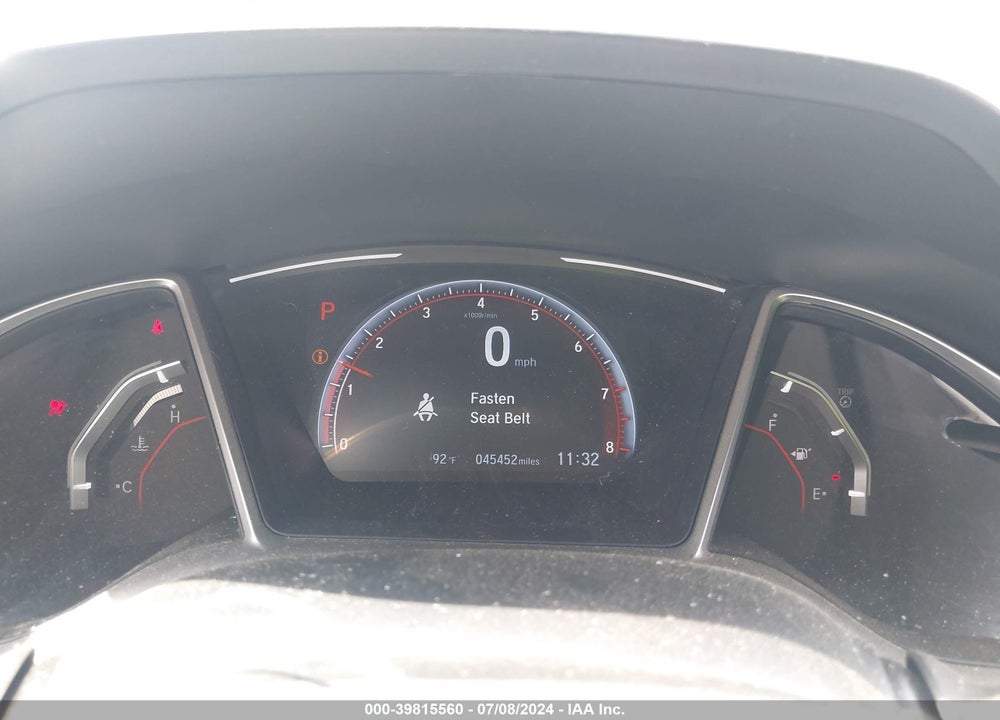 2019 HONDA CIVIC SPORT VIN: 2HGFC2F81KH606739