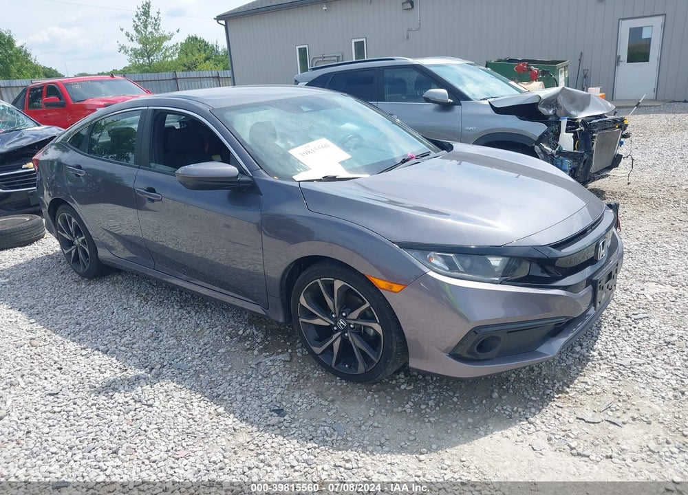 2019 HONDA CIVIC SPORT VIN: 2HGFC2F81KH606739