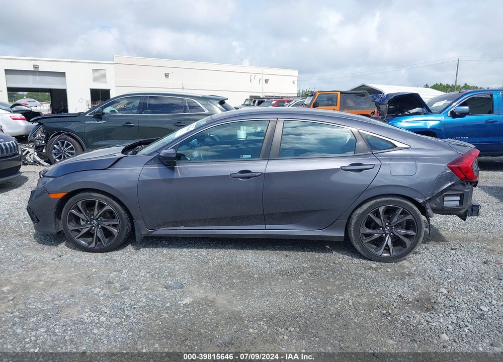 2019 HONDA CIVIC SPORT VIN: 2HGFC2F82KH572908