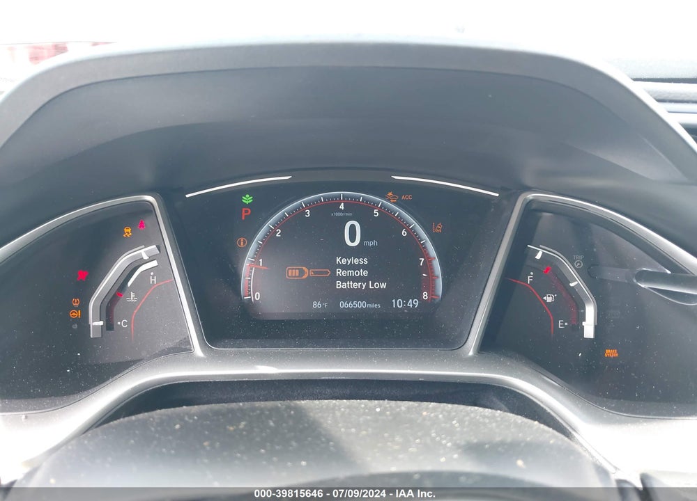 2019 HONDA CIVIC SPORT VIN: 2HGFC2F82KH572908