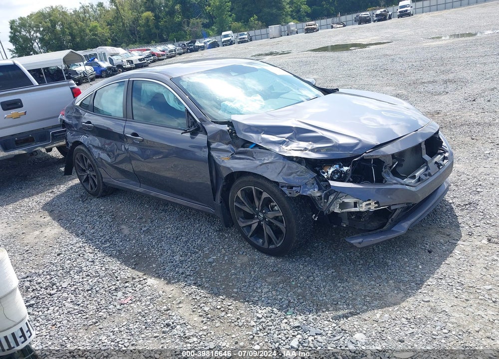 2019 HONDA CIVIC SPORT VIN: 2HGFC2F82KH572908