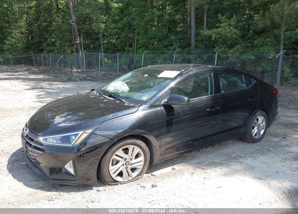 2019 HYUNDAI ELANTRA SEL VIN: 5NPD84LF4KH427947