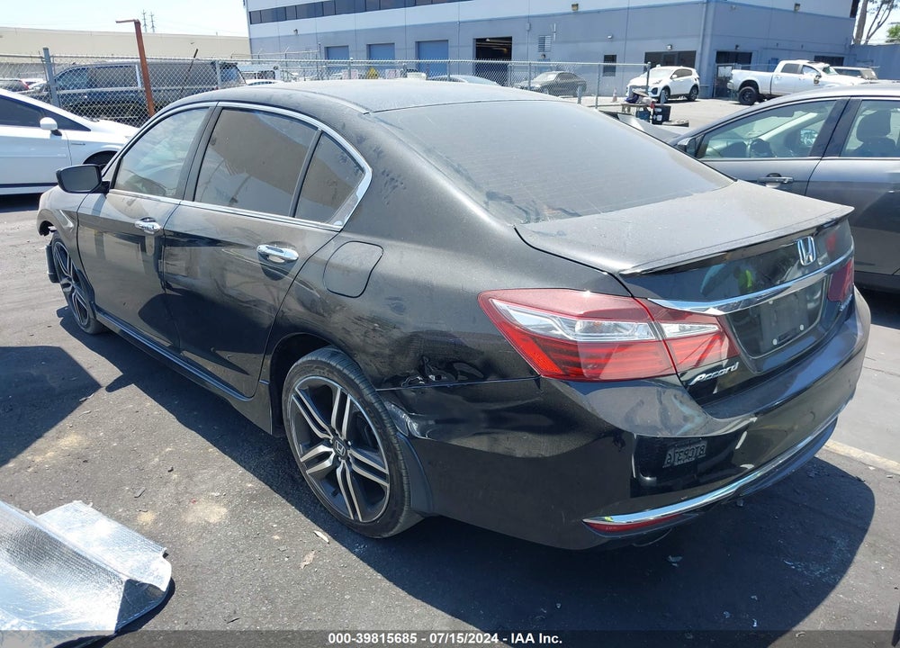 2016 HONDA ACCORD SPORT VIN: 1HGCR2F55GA013219