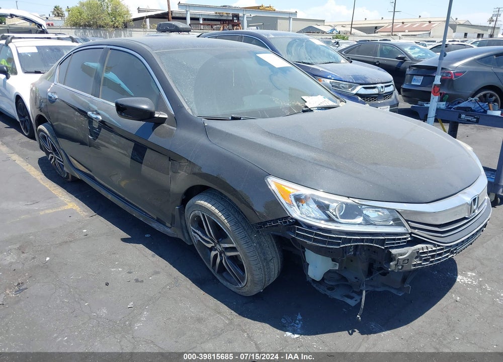 2016 HONDA ACCORD SPORT VIN: 1HGCR2F55GA013219