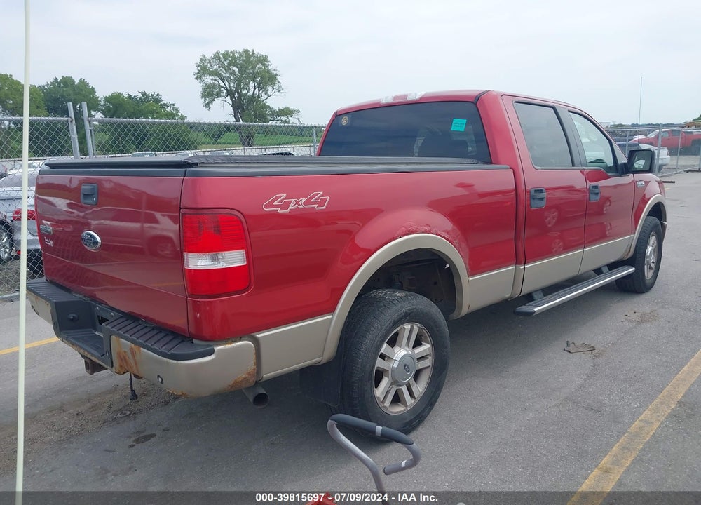 2008 FORD F-150 60TH ANNIVERSARY/FX4/KING RANCH/LARIAT/XLT VIN: 1FTPW14V48FB96302
