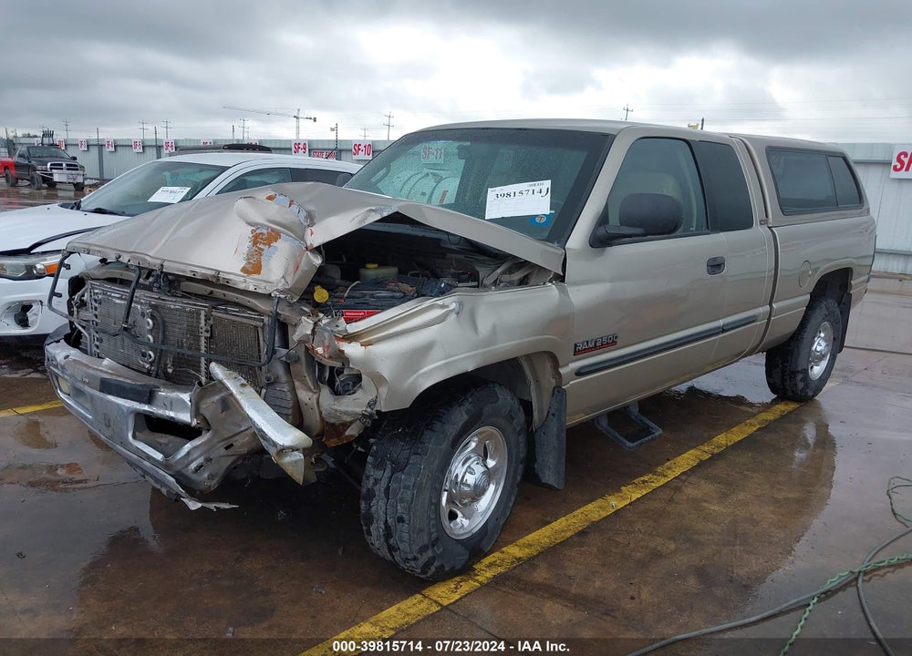 2002 DODGE RAM 2500 ST VIN: 3B7KC23612M287487