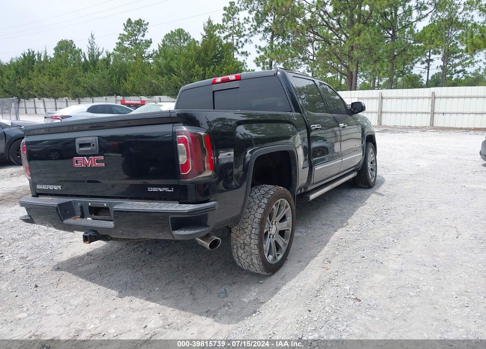 2017 GMC SIERRA 1500 DENALI VIN: 3GTP1PEC4HG266278