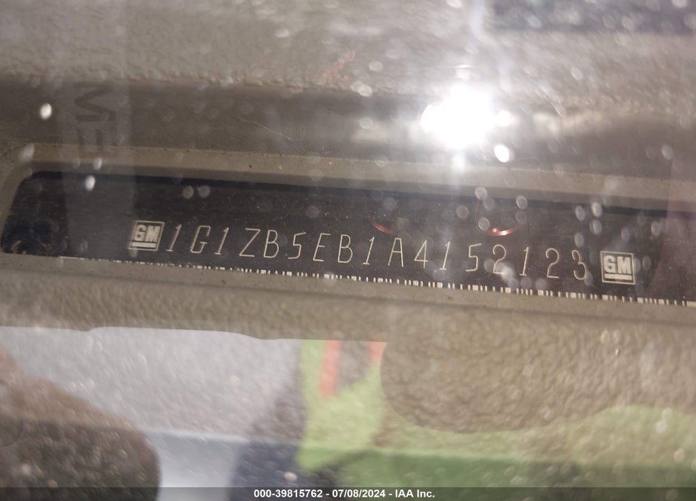 2010 CHEVROLET MALIBU LS VIN: 1G1ZB5EB1A4152123