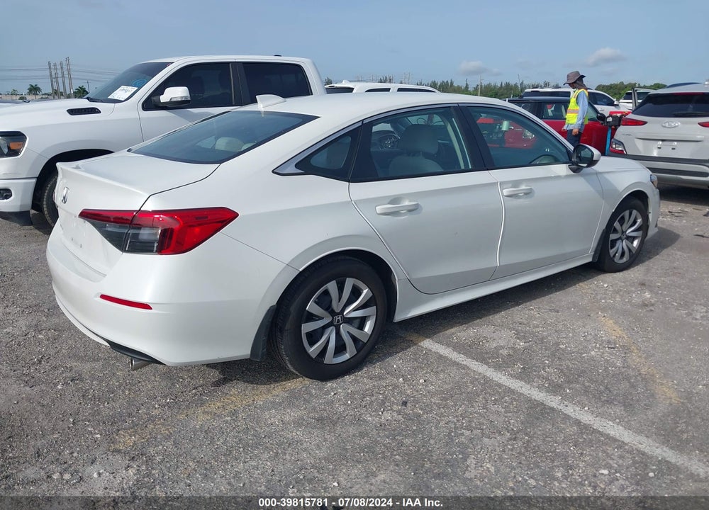 2023 HONDA CIVIC LX VIN: 2HGFE2F24PH555119