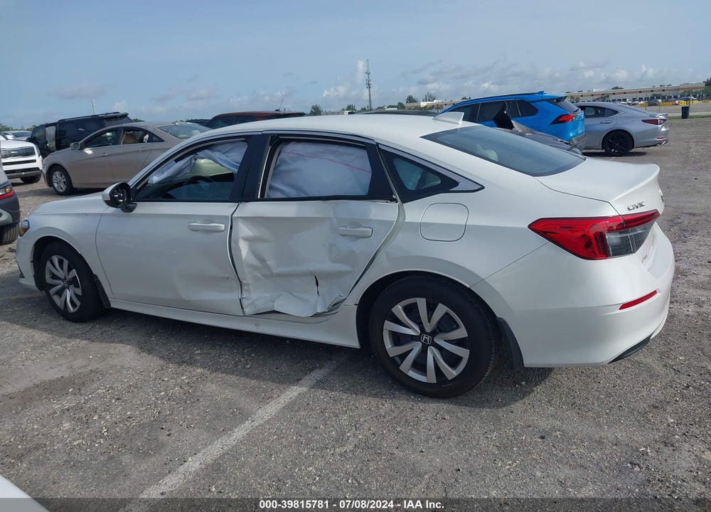 2023 HONDA CIVIC LX VIN: 2HGFE2F24PH555119