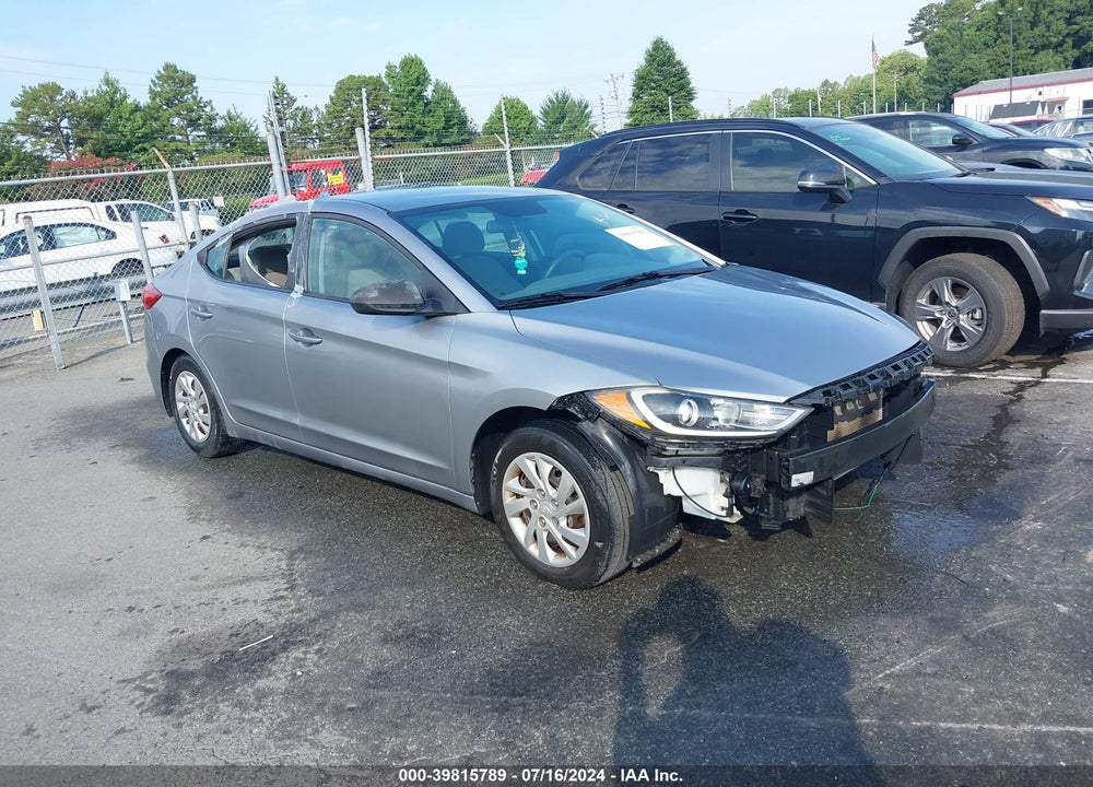 2017 HYUNDAI ELANTRA SE VIN: 5NPD74LFXHH100383