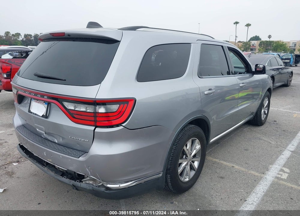 2014 DODGE DURANGO LIMITED VIN: 1C4RDHDGXEC326637