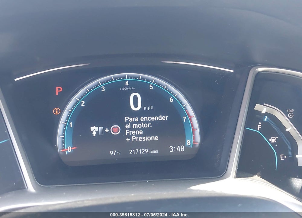 2016 HONDA CIVIC EX VIN: 19XFC2F71GE001578