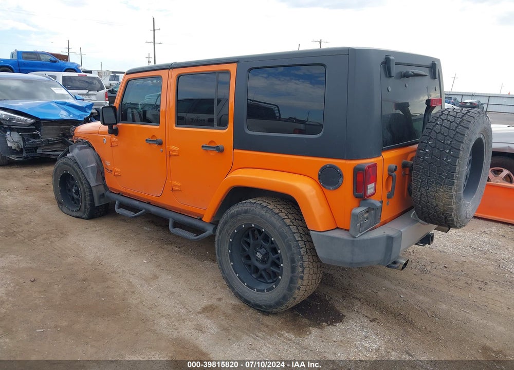 2013 JEEP WRANGLER UNLIMITED SAHARA VIN: 1C4BJWEG0DL502624