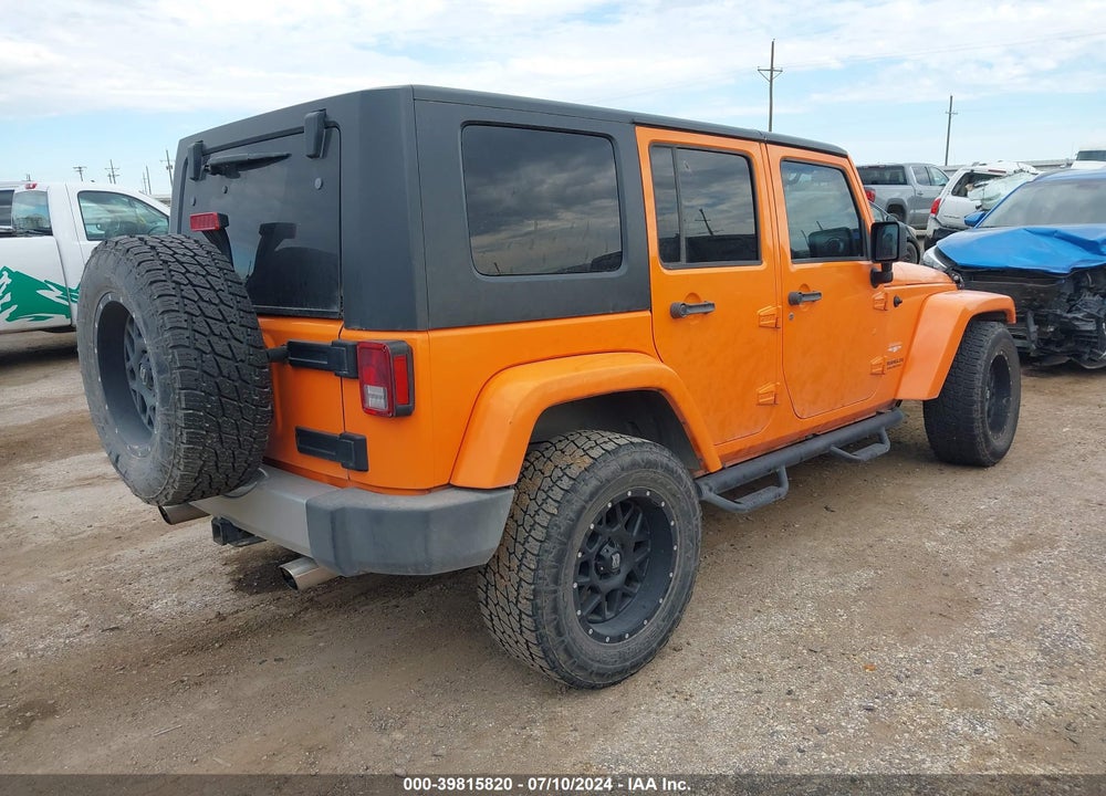 2013 JEEP WRANGLER UNLIMITED SAHARA VIN: 1C4BJWEG0DL502624